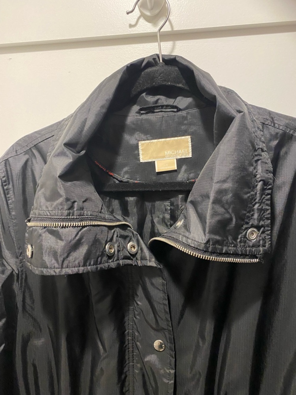 Michael Kors Black Drawstring spring Jacket - Picture 5 of 7